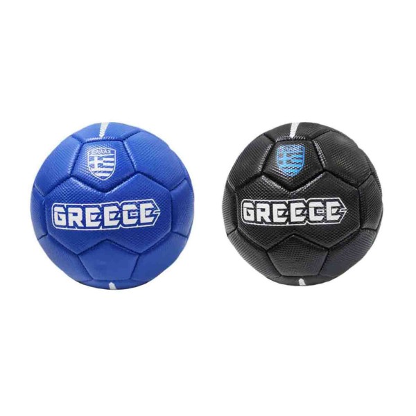 MIZOO ΜΙΝΙ ΜΠΑΛΑ ΠΟΔΟΣΦΑΙΡΟΥ GREECE ΜΑΥΡΟ / ΜΠΛΕ 1281-17